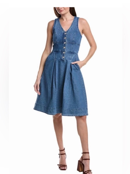 Avec Les Filles Dresses & Skirts - Avec Les Filles Blue Denim Button-Front Dress Size 4
